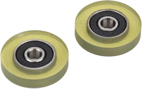 10pcs/50pcs 6 * 30 * 6mm 626RS Polyurethane Low Noise Deep Groove Bearing Pulleys(50pcs) in Saudi Arabia