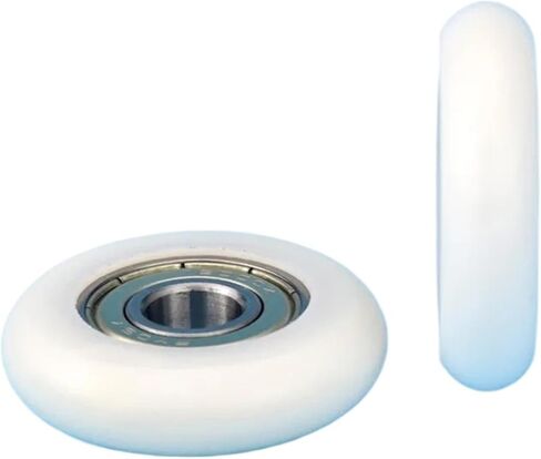 20pcs Plastic Coated Bearing 10 * 40 * 10mm 6000ZZ Guide Wheel Deep Groove Bearing Pulleys in Saudi Arabia