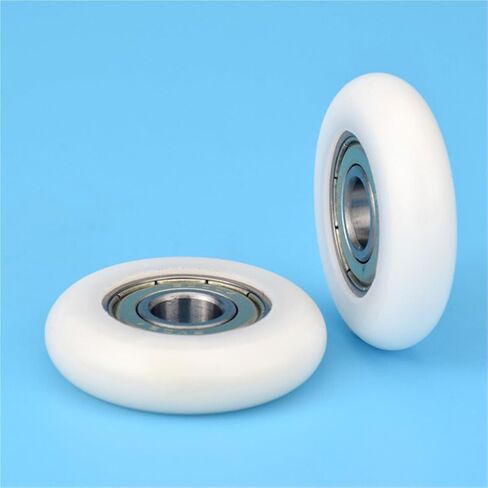 20pcs Plastic Coated Bearing 10 * 40 * 10mm 6000ZZ Guide Wheel Deep Groove Bearing Pulleys in Saudi Arabia