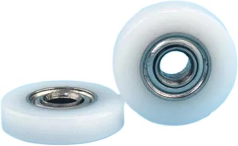 20pcs Flat Type POM Coated Roller Pulley Engineering Plastic Deep Groove Bearing Pulleys 3x12x3mm 683ZZ(100pcs) in Saudi Arabia