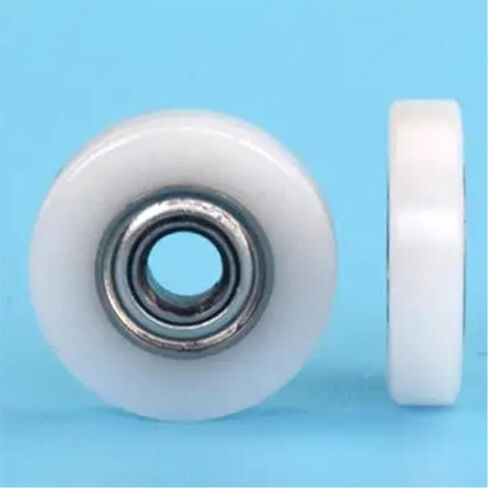 20pcs Flat Type POM Coated Roller Pulley Engineering Plastic Deep Groove Bearing Pulleys 3x12x3mm 683ZZ(100pcs) in Saudi Arabia