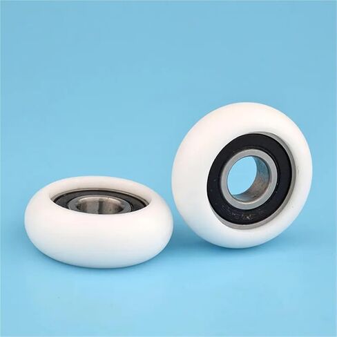 10pcs Plastic Coated Bearing 15 * 49 * 18mm 6202-2RS POM Deep Groove Bearing Pulleys in Saudi Arabia