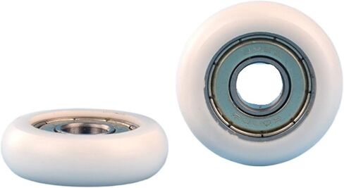 20pcs 10 * 36 * 10.5mm 6000ZZ POM Shell Spherical Guide Wheel Roller Deep Groove Bearing Pulleys in Saudi Arabia