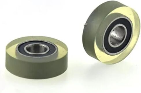 10pcs/50pcs 5 * 16 * 5mm Polyurethane PU 685-2RS Low Noise Deep Groove Bearing Pulleys Friction Pulley(50pcs) in Saudi Arabia