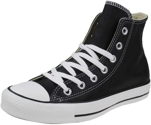 Chuck Taylor All Star Canvas High Top, Black/White, 13.5 Women/11.5 Men in Saudi Arabia