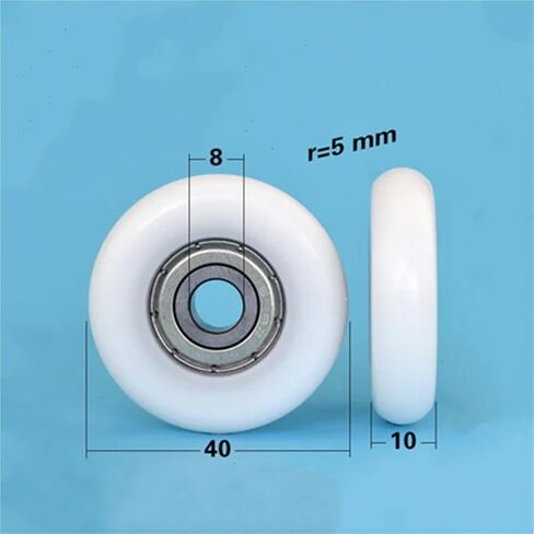 20pcs Plastic Deep Groode Bempleys 8 * 40 * 10mm 628zz Pulley Pom Shell دليل العجلات العجلة in Saudi Arabia