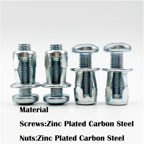 Petal Shape Metal Rivet Nut Expansion Clamp(Cross Head (Black),M6x20(10Pcs)) in Saudi Arabia