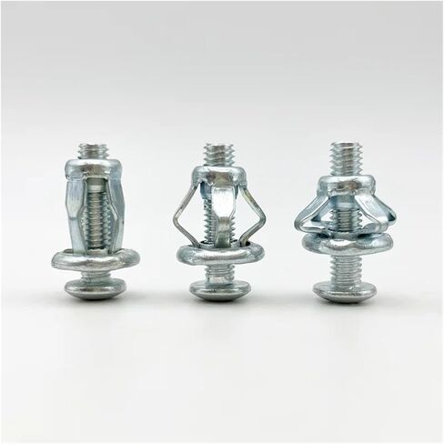 Petal Shape Metal Rivet Nut Expansion Clamp(Cross Head (Black),M6x20(10Pcs)) in Saudi Arabia