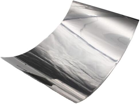 Titanium Foil Sheet,Titanium Foil Shim Plate GR1 0.01mm 0.03mm 0.05mm 0.1mm 0.2mm 0.01x115x100mm 0.03x120x100mm 0.05x150x100mm 0.1x100x100mm Weld Sheet(0.1x100x500mm)(0.01x115x100mm) in Kuwait