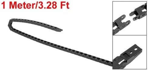 R15 7x7mm L1M نوع حاملة كبل سحب سلسلة السحب مع موصلات نهائية لأدوات جهاز التوجيه CNC الكهربائية in Saudi Arabia