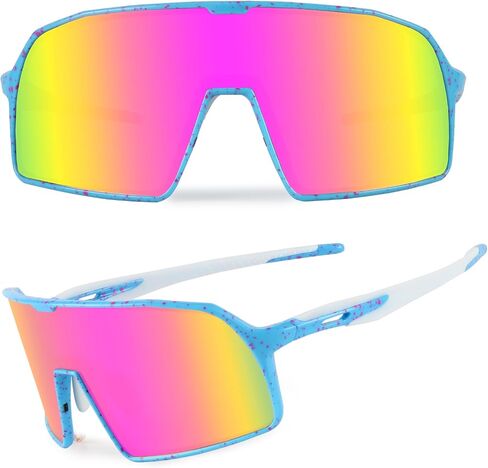 Ukoly Cycling Glasses Running Baseball Fishing Golf Sunglasses For Men Women,Sports Sunglasses HD Lens UV400coating 650 in Kuwait