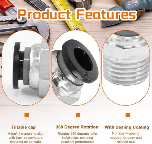 10 Pcs Push to Connect Fittings 6mm Tube OD x 1/4 Inch NPT Thread, Male Straight Pneumatic Air Hose Quick Connect Fittings in Saudi Arabia