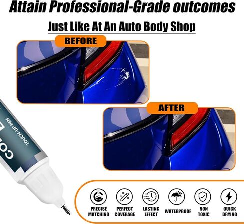 Crystal White Pearl(K1X) Touch Up Paint Compatible with SUBARU, Car Paint Pen Scratch Repair Two-In-One Touch Up Paint, Premium Car Scratch Remover for Deep Scratches in Saudi Arabia