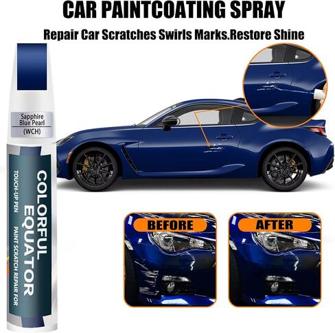 Crystal White Pearl(K1X) Touch Up Paint Compatible with SUBARU, Car Paint Pen Scratch Repair Two-In-One Touch Up Paint, Premium Car Scratch Remover for Deep Scratches in Saudi Arabia