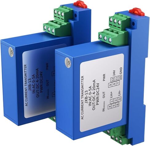 جهاز إرسال المحول الحالي AC/DC 0-10A 4-20MA إلى 0-10 فولت إلى RS485 DC 24V قاعة المستشعر الحالي استجابة استجابة سريعة (AC 0-6A) in Kuwait