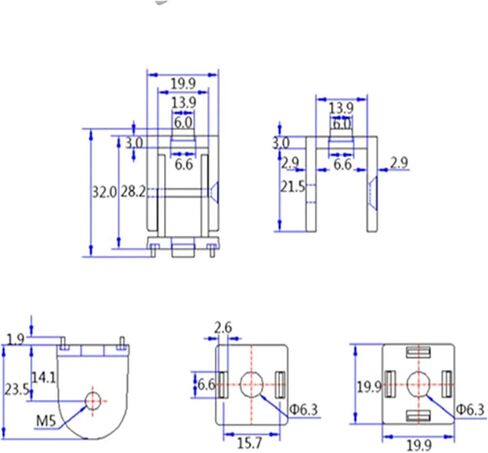 1pcs Zinc Alloy Flexible Hinge Pivot Joint Connector for Aluminum Extrusion Profile 24mm Glass Door Hinge Aluminum Profile Accessories in Kuwait