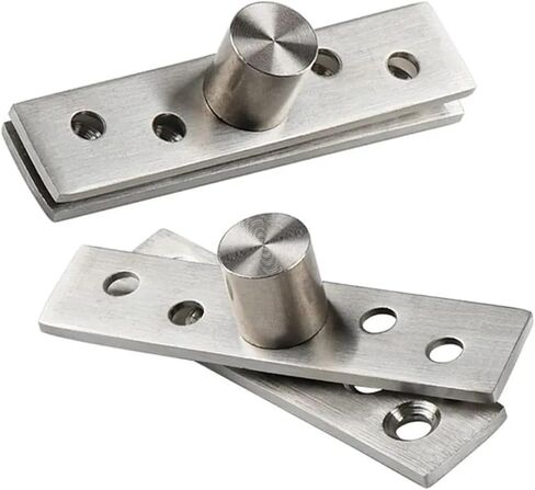 Stainless Steel 360° Rotating Hinges, Concealed Adjustable Pivot 4Pcs(150x29x4mm) in Kuwait