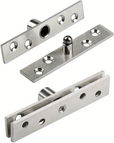 Stainless Steel 360° Rotating Hinges, Concealed Adjustable Pivot 4Pcs(150x29x4mm) in Kuwait