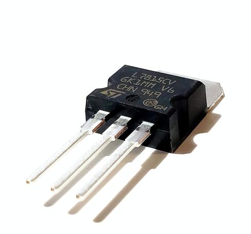 STMicroelectronics L7815CV L7815 7815 Voltage Regulator IC Linear 15V 1.5A TO220AB TO-220 Breadboard-Friendly (1 Piece) in Saudi Arabia