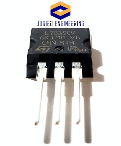 STMicroelectronics L7815CV L7815 7815 Voltage Regulator IC Linear 15V 1.5A TO220AB TO-220 Breadboard-Friendly (1 Piece) in Saudi Arabia