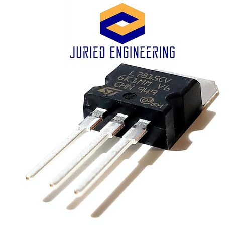 STMicroelectronics L7815CV L7815 7815 Voltage Regulator IC Linear 15V 1.5A TO220AB TO-220 Breadboard-Friendly (1 Piece) in Saudi Arabia