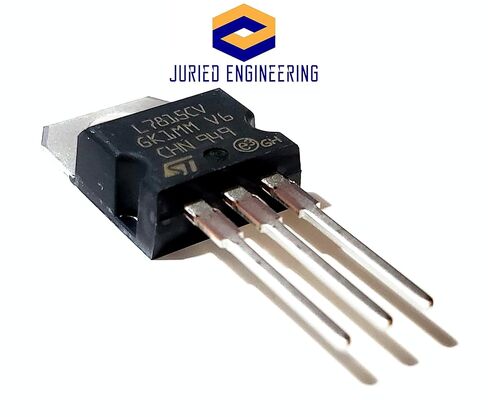 STMicroelectronics L7815CV L7815 7815 Voltage Regulator IC Linear 15V 1.5A TO220AB TO-220 Breadboard-Friendly (1 Piece) in Saudi Arabia