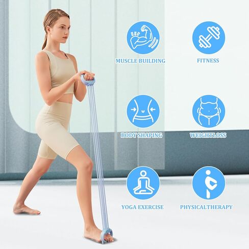 نطاقات المقاومة ذات المقابض ، نطاقات مقاومة واحدة ، نطاقات تمرين مع مقابض مريحة ، تدريب على المقاومة ، العلاج الطبيعي ، التدريبات المنزلية ، اللياقة البدنية ، بيلاتيس in Kuwait