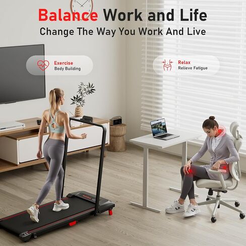 Walking Pad Treadmill with Incline and Handle Bar, Walking Pad with Remote Control and Incline for Home Office, Led Display in Saudi Arabia