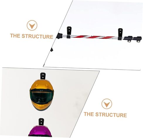 TOYANDONA 4Pairs Wall Hockey Stick Stands Fishing Pole Holders Durable Acrylic Racks for Ski Poles Trekking Poles and Home Decoration Multipurpose Hanging Racks with Screws in Saudi Arabia
