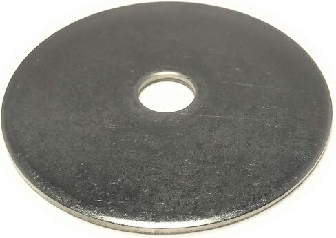 1/2 ID x 3 OD Stainless Steel Fender Washer Large OD Flat Washers Extra Thick (1/8" Thick) (4 Pieces) in Saudi Arabia