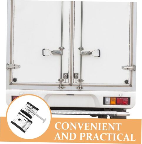 AmoSfun 2sets RV Door Abour Heavy Duty Cargo Trailer حامل الباب مقاوم للتركيب سهل التثبيت لشاحنات وحاويات المقطورات in Saudi Arabia