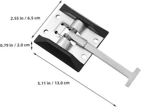 AmoSfun 2sets RV Door Abour Heavy Duty Cargo Trailer حامل الباب مقاوم للتركيب سهل التثبيت لشاحنات وحاويات المقطورات in Saudi Arabia