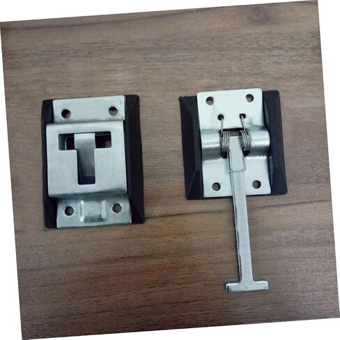 AmoSfun 2sets RV Door Abour Heavy Duty Cargo Trailer حامل الباب مقاوم للتركيب سهل التثبيت لشاحنات وحاويات المقطورات in Saudi Arabia