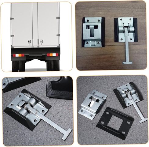 AmoSfun 2sets RV Door Abour Heavy Duty Cargo Trailer حامل الباب مقاوم للتركيب سهل التثبيت لشاحنات وحاويات المقطورات in Saudi Arabia