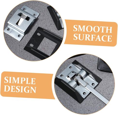 AmoSfun 2sets RV Door Abour Heavy Duty Cargo Trailer حامل الباب مقاوم للتركيب سهل التثبيت لشاحنات وحاويات المقطورات in Saudi Arabia