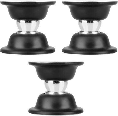 3Pcs RV Door Catches Doors Stop Protection Shock Absorption Baggage Door Holders for Hotel Vehicle Campers Yachts Bathroom, Black in Kuwait