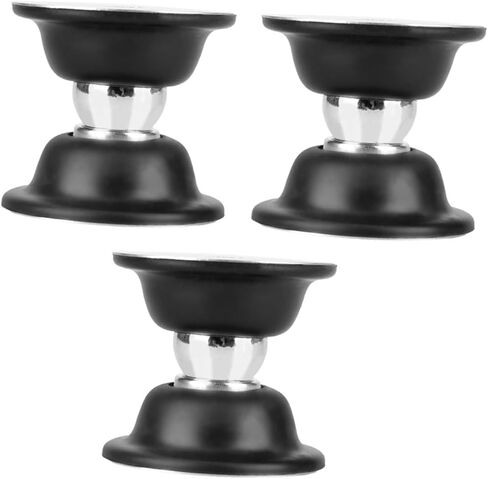 3Pcs RV Door Catches Doors Stop Protection Shock Absorption Baggage Door Holders for Hotel Vehicle Campers Yachts Bathroom, Black in Kuwait