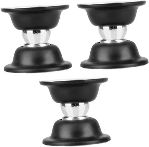 3Pcs RV Door Catches Doors Stop Protection Shock Absorption Baggage Door Holders for Hotel Vehicle Campers Yachts Bathroom, Black in Kuwait