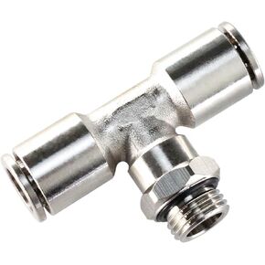 مؤشر ترابط موصل الهواء النحاسي على شكل حرف T مقرّن سريع ثنائي الاتجاه 2pcs in Kuwait