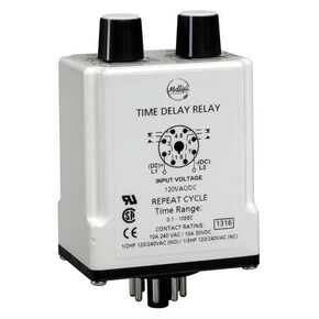 Time Delay Relay, 120VAC/DC, 10A, DPDT, Max. Time Setting - Timer: 3 min in Kuwait