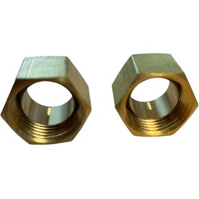 2 Pack Of Compression Nut & Sleeve Ferrule Compatible Replacement Part For Devilbiss Craftsman SSP-473 in Saudi Arabia