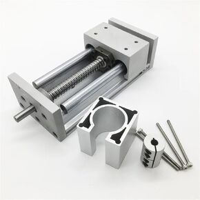 Electric Linear Guide Module Linear Stage SFU1605 C7 Cross Ball Screw SBR Guide Platform Sliding Table 100MM-50MM Stroke(400MM Stroke) in Kuwait