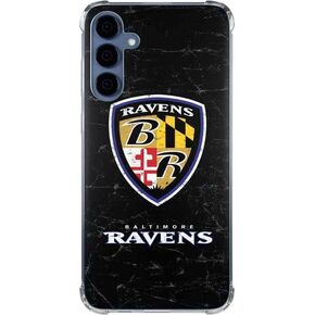 Skinit Clear Phone Case Compatible with Galaxy S24 - Officially Licensed NFL Baltimore Ravens - Alternate Distressed Design in Kuwait