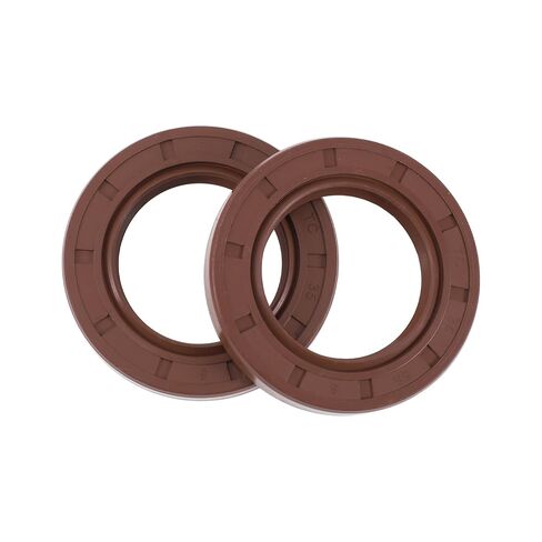 ختم الزيت العالمي TC ختم الختم ختم رمح دوار 35 × 55 × 8 ملم الضغط العالي FKM Rubber Brown 2 PCS in Kuwait