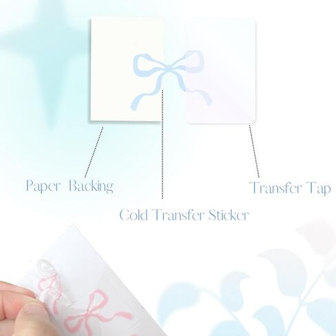 Bows Stickers for Custom Owala Accessories, Heart Decals Transfer Stickers for Water Bottles, Bows Pearl Charms for Owala (Light Blue) in Saudi Arabia