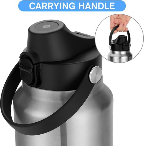 SPOUT LID لزجاجة yeti Rambler ، BPA Free ، Cap chug المثالي لـ Yeti ، يناسب 66 36 36 64 أوقية ، أغطية بديلة مع زر الضغط والقفل in Kuwait