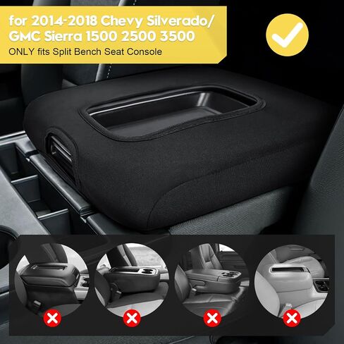 FIILINES Center Console Cover for 2019 2020 2021 2022 2023 2024 2025 Toyota RAV4,Armrest Cover Cushion Pad for Toyota RAV4 Accessories PU Leather Armrest Seat Box Protector in Saudi Arabia