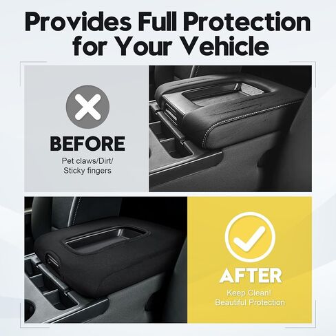 FIILINES Center Console Cover for 2019 2020 2021 2022 2023 2024 2025 Toyota RAV4,Armrest Cover Cushion Pad for Toyota RAV4 Accessories PU Leather Armrest Seat Box Protector in Saudi Arabia