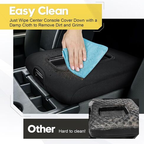 FIILINES Center Console Cover for 2019 2020 2021 2022 2023 2024 2025 Toyota RAV4,Armrest Cover Cushion Pad for Toyota RAV4 Accessories PU Leather Armrest Seat Box Protector in Saudi Arabia