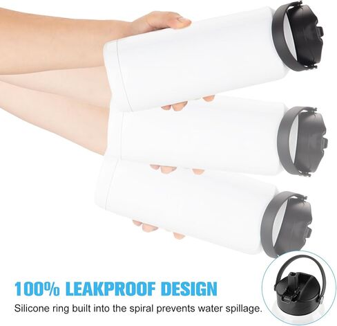 SPOUT LID لزجاجة yeti Rambler ، BPA Free ، Cap chug المثالي لـ Yeti ، يناسب 66 36 36 64 أوقية ، أغطية بديلة مع زر الضغط والقفل in Kuwait